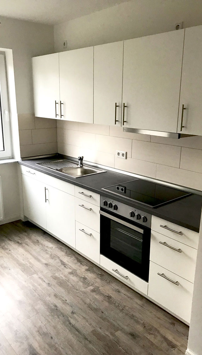 Sanierung Mietswohnung Flensburg Küche nachher 2